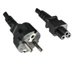 Verkkokaapeli Eurooppa CEE 7/7 - C5, 0.75mm², VDE, musta, pituus 5.00m.